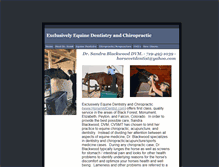 Tablet Screenshot of horsevetdentist.com